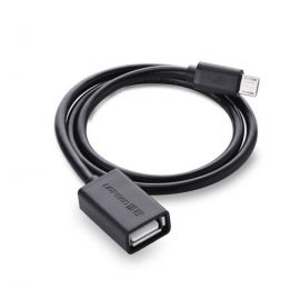 UGreen Hi-Speed Micro USB OTG Adapter 0.5m Round Cable - Black In Pakistan