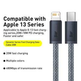 Baseus Superior Type C To IPhone 20W Fast Charging Cable 2 Meter Price In Pakistan 