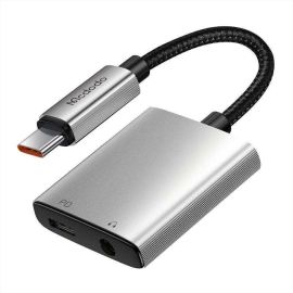 Mcdodo 505 2 in 1 USB-C to USB-C+DC3.5mm Audio Adapter