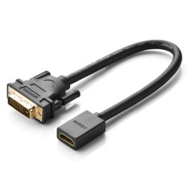 Ugreen cable adapter cable DVI (male) - HDMI (female) 0.15m black (20118) Available in thebrandstore.pk 