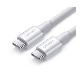 UGREEN 60551 USB 2.0 TYPE-C TO TYPE-C CABLE 1M 100W – WHITE
