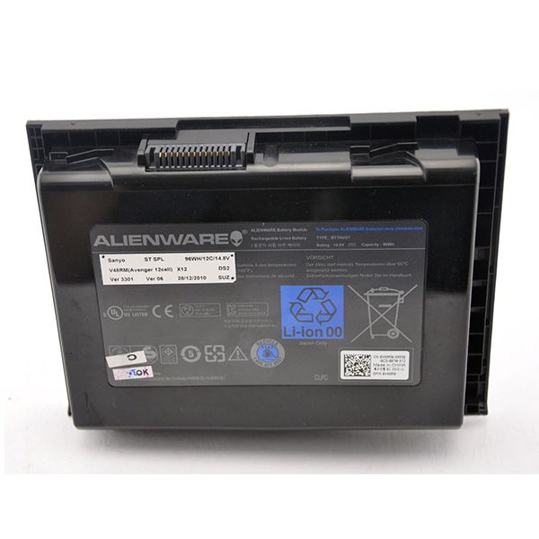 Dell Alienware M18x M18x R1 R2 P12e P12e001 P12e002 X7ygk Btyavg1100 Laptop Battery